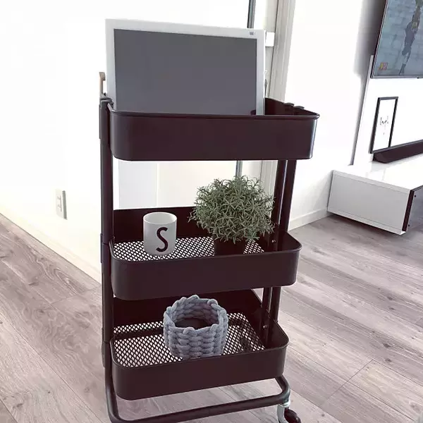 「こんな使い方もあるの⁉キッチンワゴンを使った整理収納術」の画像