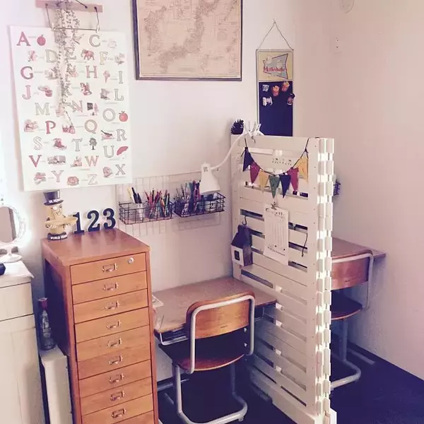 「間仕切りをDIYして手にいれる！わたしのお気に入り空間」の画像
