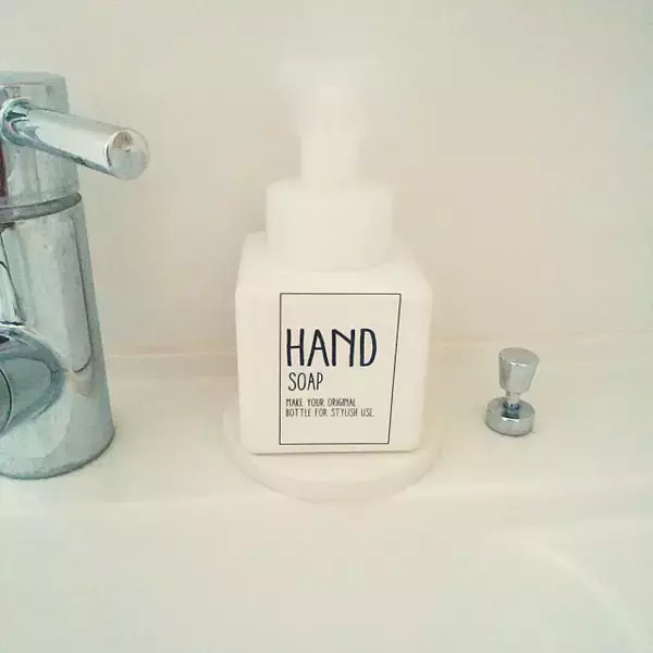 「脱ヌメリで悩み解消！ハンドソープの置き方アイデア」の画像