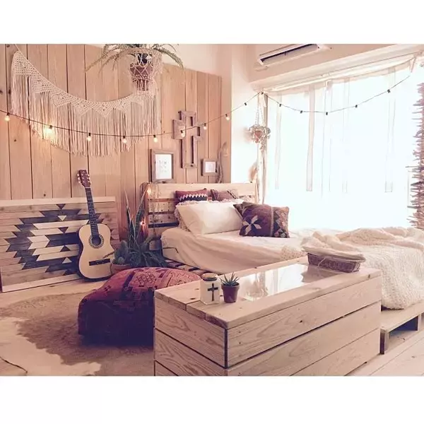 「自由なミックススタイルが魅力☆BOHOインテリアを楽しもう」の画像