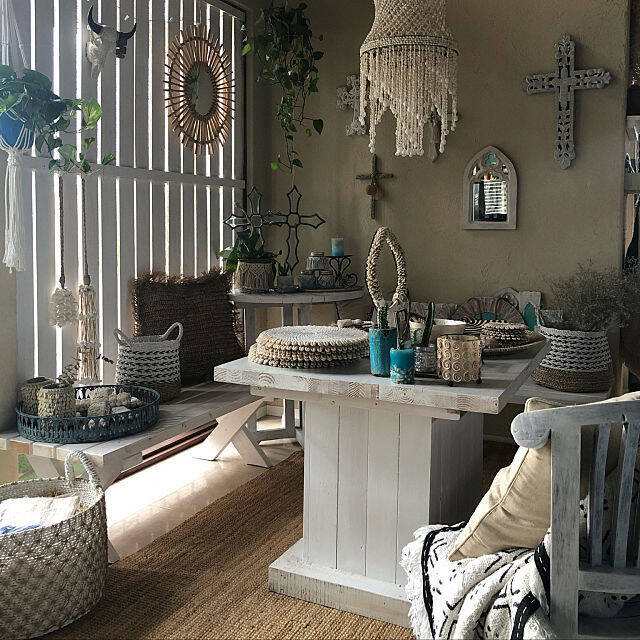 自由なミックススタイルが魅力☆BOHOインテリアを楽しもう