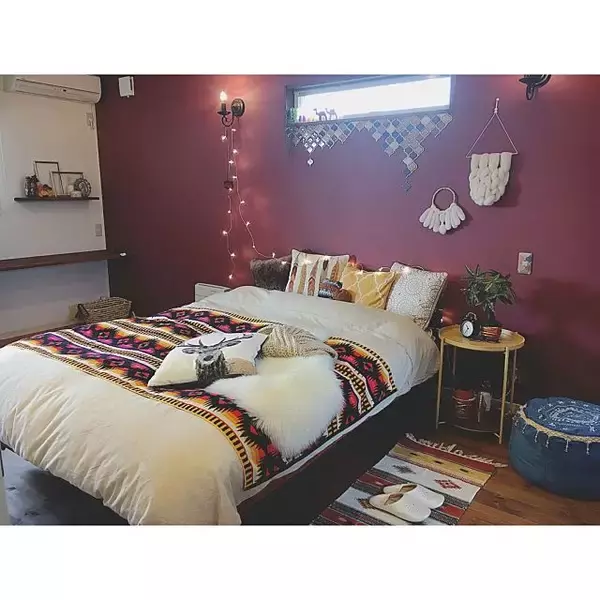 「自由なミックススタイルが魅力☆BOHOインテリアを楽しもう」の画像