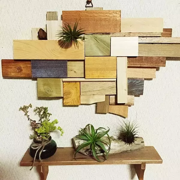 「手のひらサイズの端材も無駄にしない！エコで楽しいDIY術」の画像