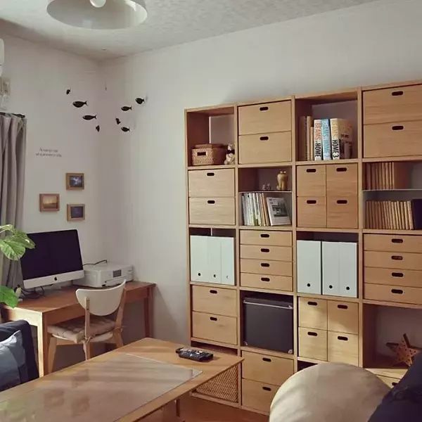 「無印良品スタッキングシェルフで叶う！私だけの空間づくり」の画像