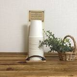 「「5分で作れる！インテリア映えする紙コップホルダー」 by ami_chaさん」の画像1