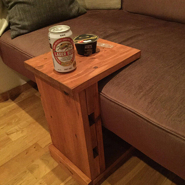 くつろぎタイムを格別に 自分サイズのサイドテーブルdiy 18年10月10日 エキサイトニュース