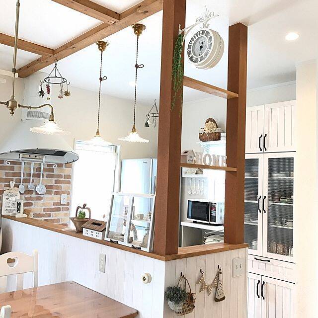 思わず長居したくなる♡大人ナチュラルテイストのキッチン