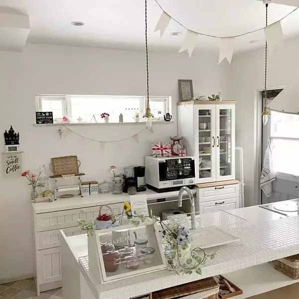 「思わず長居したくなる♡大人ナチュラルテイストのキッチン」の画像