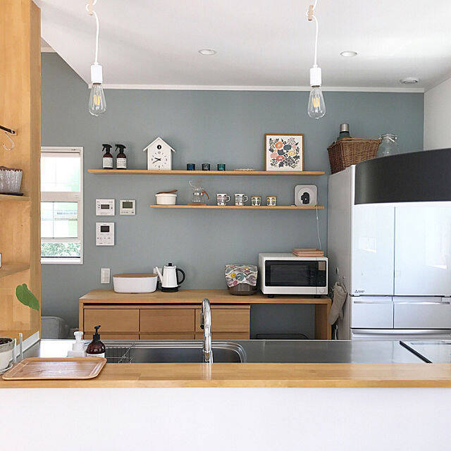 思わず長居したくなる♡大人ナチュラルテイストのキッチン