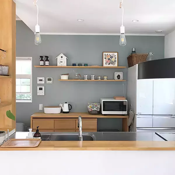 「思わず長居したくなる♡大人ナチュラルテイストのキッチン」の画像