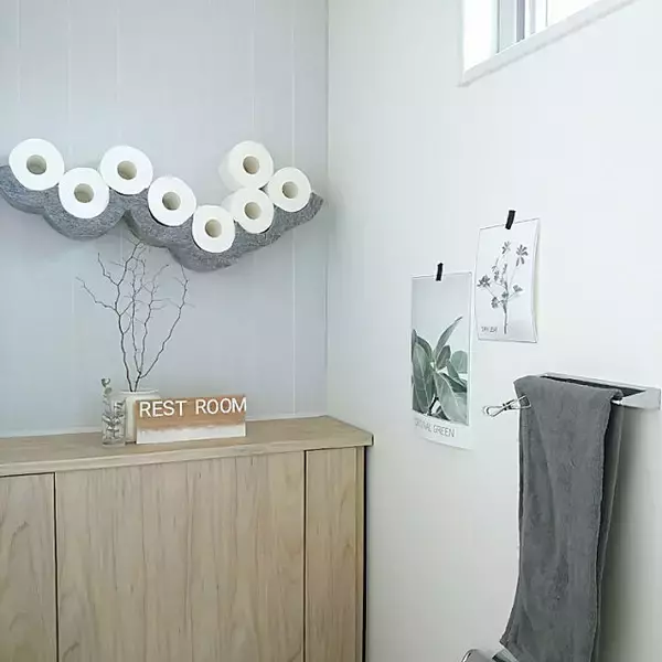 「限られたスペースを最大限に利用する！トイレ収納の極意」の画像