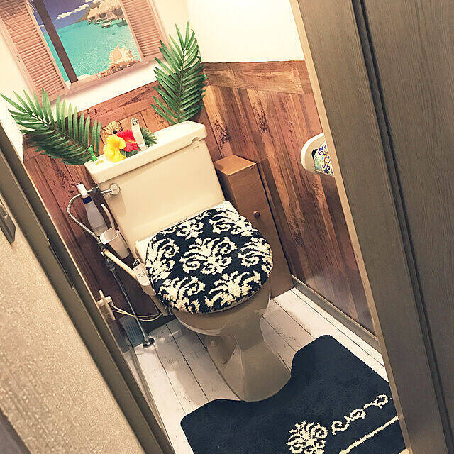 ニトリとしまむらでそろえる！トイレマットとフタカバー