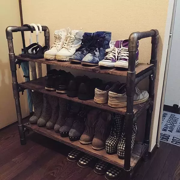 「クールさ満点インダストリアル！塩ビパイプのDIYがアツイ」の画像