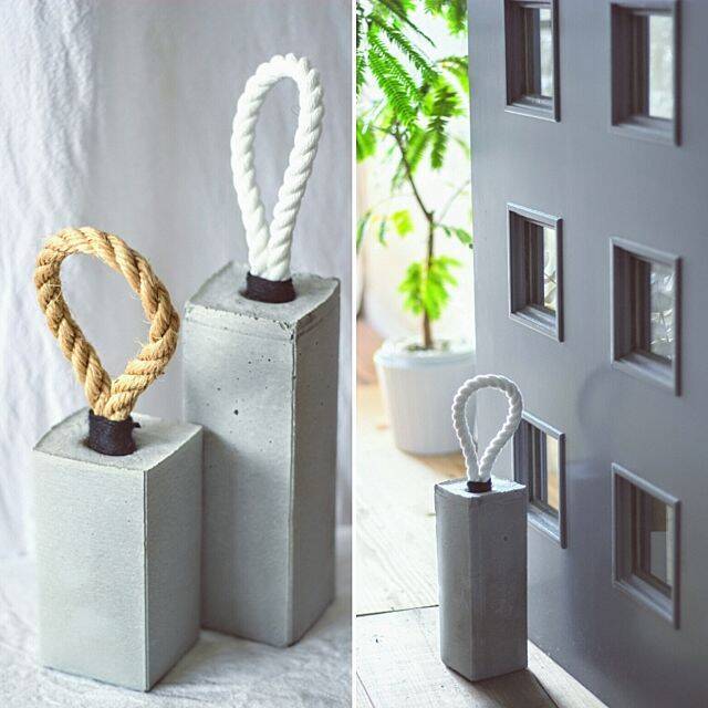 流して固めるだけ♡簡単なのにかっこいい、セメントDIY