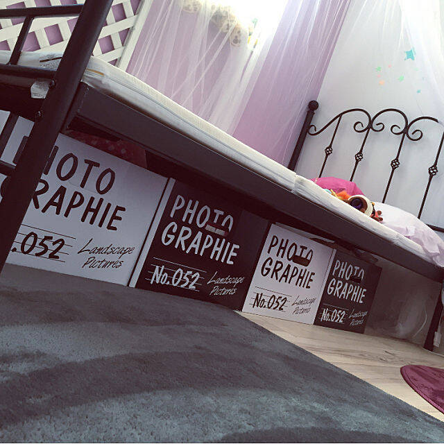 ジャストサイズでスッキリ爽快♡ベット下の収納アイテム