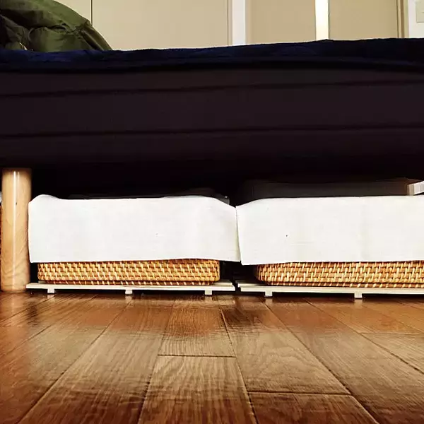 「ジャストサイズでスッキリ爽快♡ベット下の収納アイテム」の画像