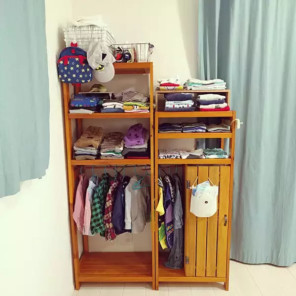 「こんな工夫でうまくいく☆子ども服の整理収納アイデア」の画像