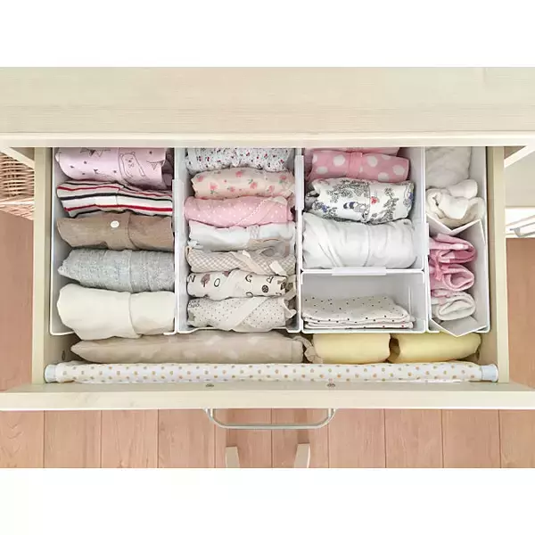 「こんな工夫でうまくいく☆子ども服の整理収納アイデア」の画像