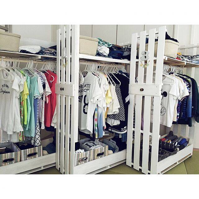 こんな工夫でうまくいく☆子ども服の整理収納アイデア