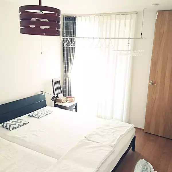 「室内干しでも気分よく♪洗濯グッズも無印良品がいい」の画像