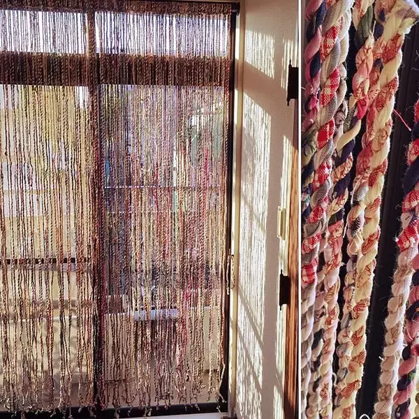 「お部屋の印象がガラリと変化☆ハイセンスな手作りカーテン」の画像