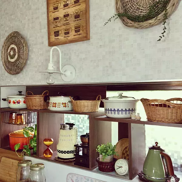 「「ときめき度100％◎レトロ可愛いおうちカフェキッチン」 by mugijunさん」の画像