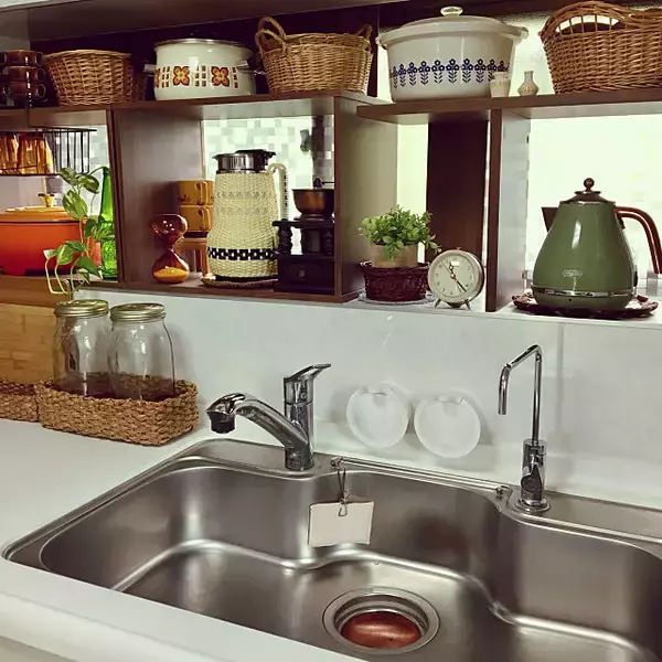 「「ときめき度100％◎レトロ可愛いおうちカフェキッチン」 by mugijunさん」の画像