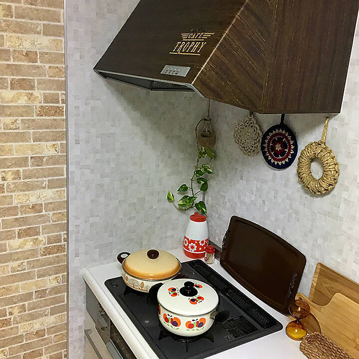 「ときめき度100％◎レトロ可愛いおうちカフェキッチン」 by mugijunさん