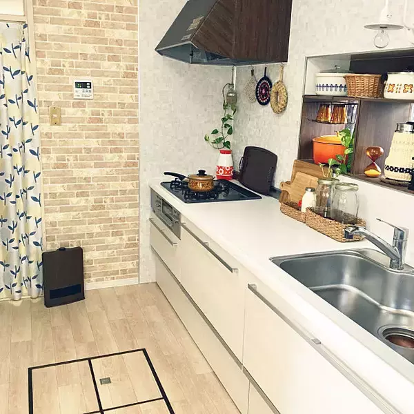 「「ときめき度100％◎レトロ可愛いおうちカフェキッチン」 by mugijunさん」の画像