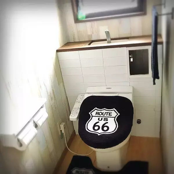 「真似したいDIY♡いつかはやってみたいトイレのタンクレス」の画像