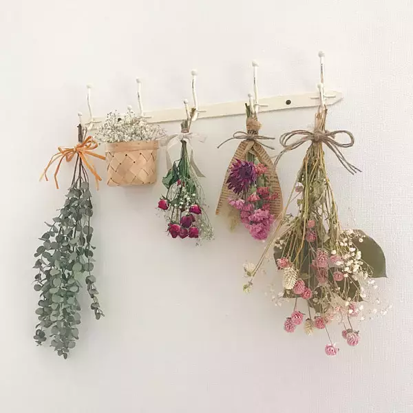 「意外と簡単♡ドライフラワーをつかって花のある暮らしを」の画像