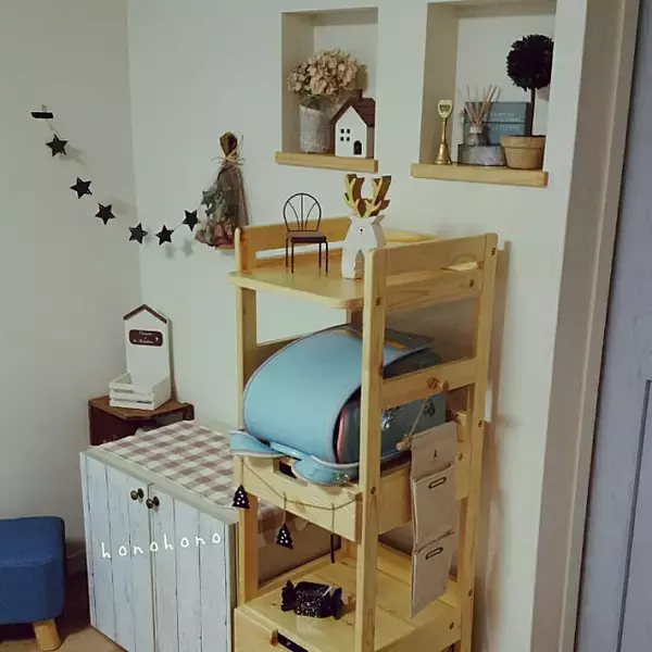 「目が届きやすい☆学校・園グッズはリビング収納がオススメ」の画像