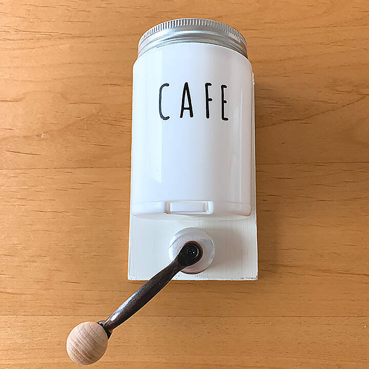 「初心者さんでも簡単♪ディスプレイ専用壁掛けコーヒーミル」 by mogさん