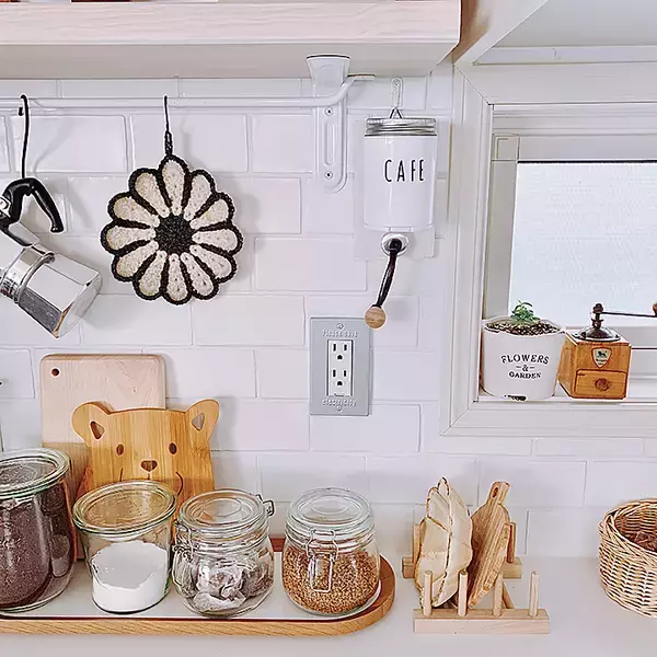 「「初心者さんでも簡単♪ディスプレイ専用壁掛けコーヒーミル」 by mogさん」の画像