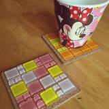 「アレンジ自由自在♡ハンドメイドのガラスタイルコースター」の画像4