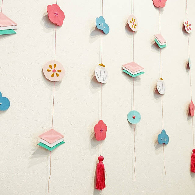 100均アイテムで楽しく手作り お部屋を彩るガーランド 19年3月6日 エキサイトニュース 3 3