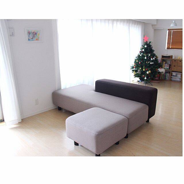 自分らしく自由に使えるスタイル。無印良品のソファベンチ 