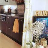 「キッチン＆バスルームにもカーテンをつけたい♪10のお手本」の画像7