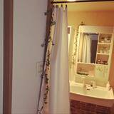 「キッチン＆バスルームにもカーテンをつけたい♪10のお手本」の画像2