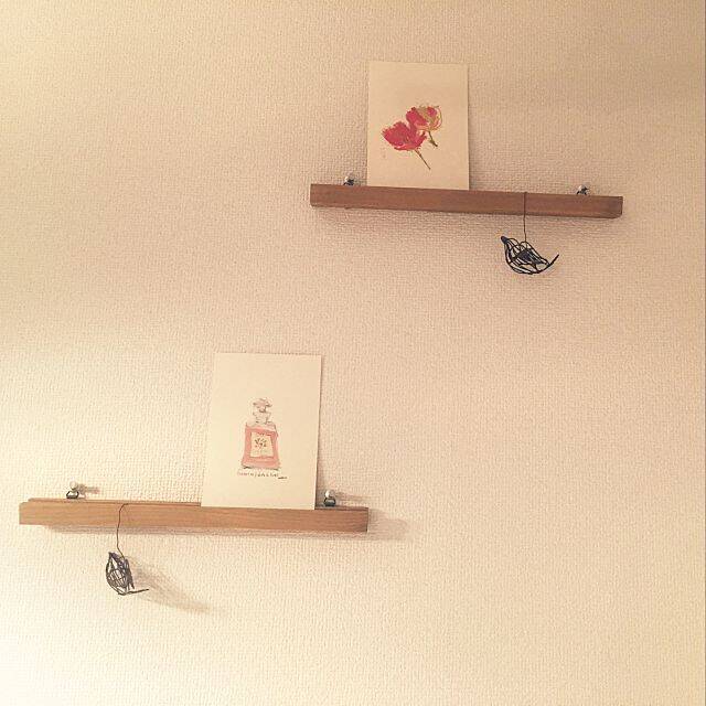 セリアで飾って楽しもう♡気分があがる壁ディスプレイ