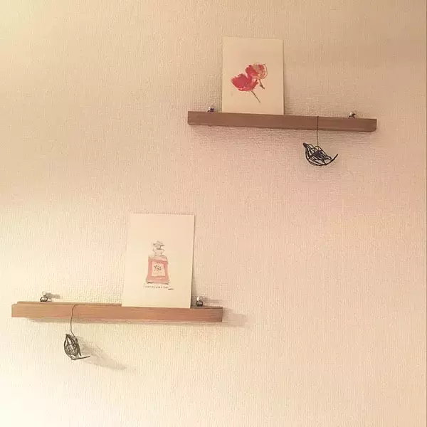 「セリアで飾って楽しもう♡気分があがる壁ディスプレイ」の画像