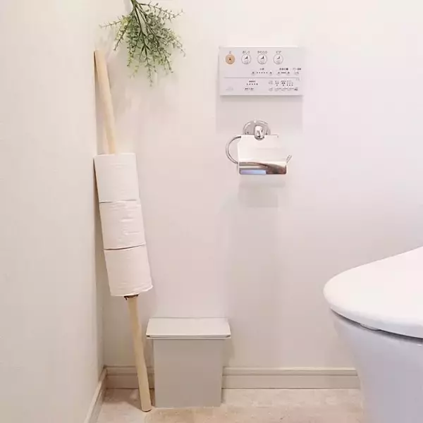 「便利にしまってすっきり見せる☆トイレットペーパー収納術」の画像