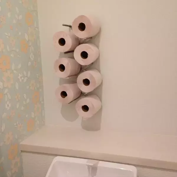 「便利にしまってすっきり見せる☆トイレットペーパー収納術」の画像