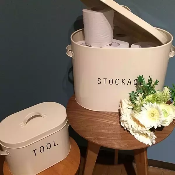 「便利にしまってすっきり見せる☆トイレットペーパー収納術」の画像