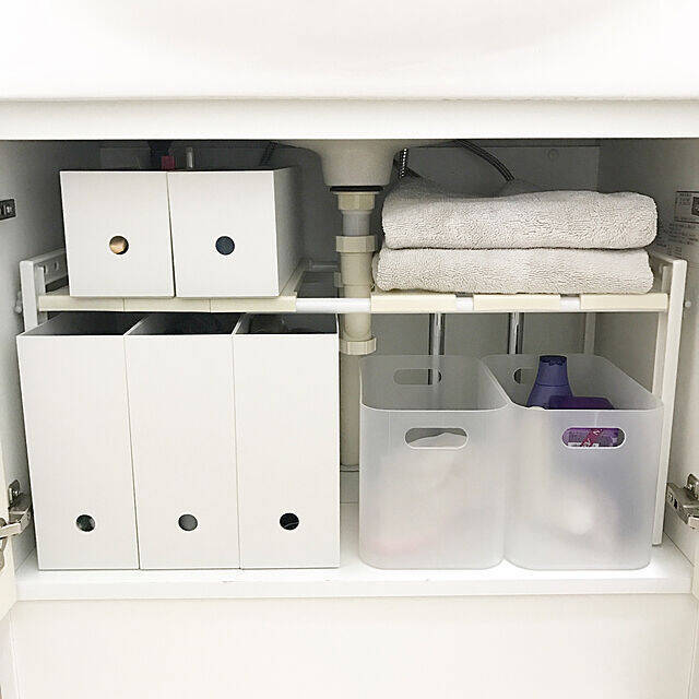 大掃除ですっきりコンパクトに！参考にしたい洗面所収納