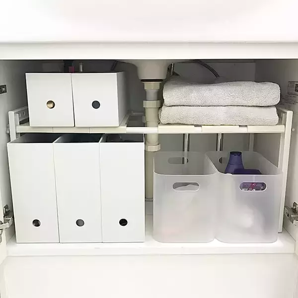 「大掃除ですっきりコンパクトに！参考にしたい洗面所収納」の画像