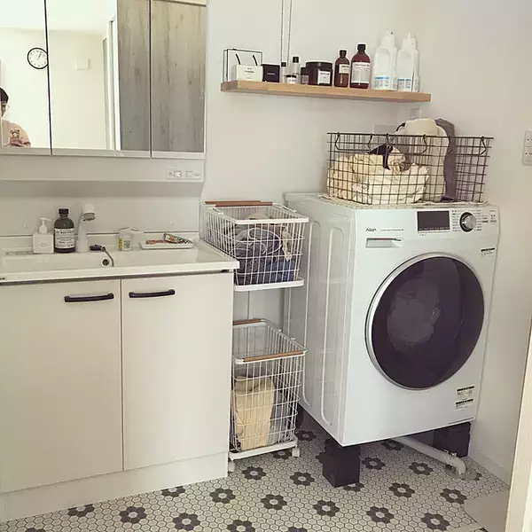 「大掃除ですっきりコンパクトに！参考にしたい洗面所収納」の画像