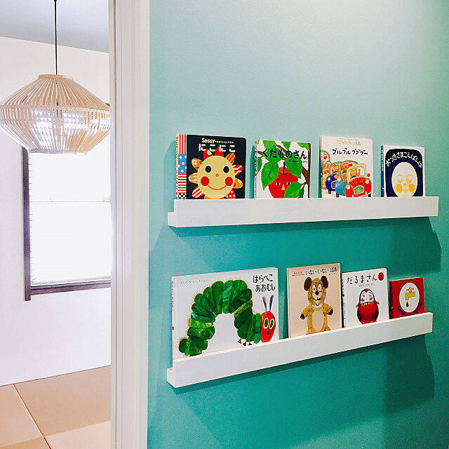 この方法ありかも♡試したくなる技あり絵本収納アイデア