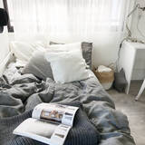 「憧れの海外風インテリアに☆ベッドリネンのコーディネート」の画像1