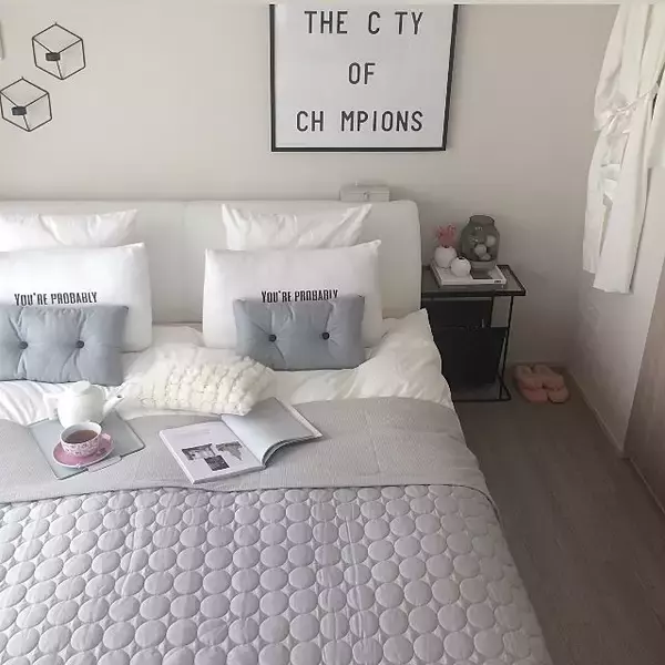 「憧れの海外風インテリアに☆ベッドリネンのコーディネート」の画像